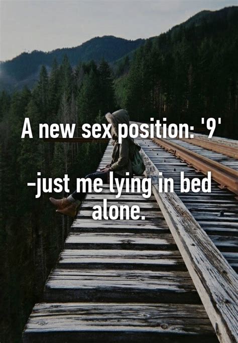 a new sex position 9 just me lying in bed alone