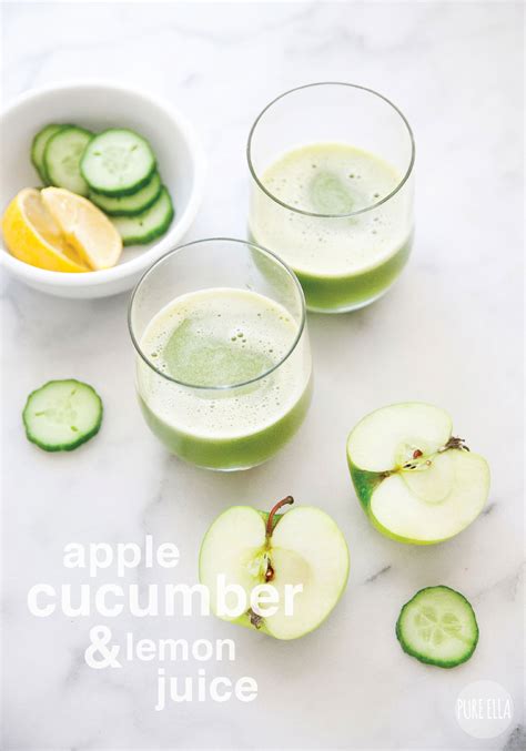 apple cucumber lemon detox juice pure ella