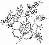 Embroidery Patterns Flowers Flower Hand Designs Printable Floral Drawings Flickr Pattern Vintage Embrodery Visit Choose Board sketch template