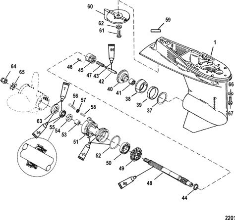 mercury  hp  stroke parts diagram reviewmotorsco