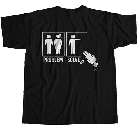 1tee mens problem solved gender t shirt ebay
