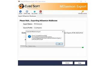 CubexSoft Outlook Export screenshot #0