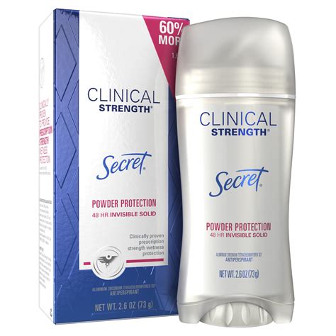 secret clinical strength antiperspirant  deodorant  women invisible solid powder