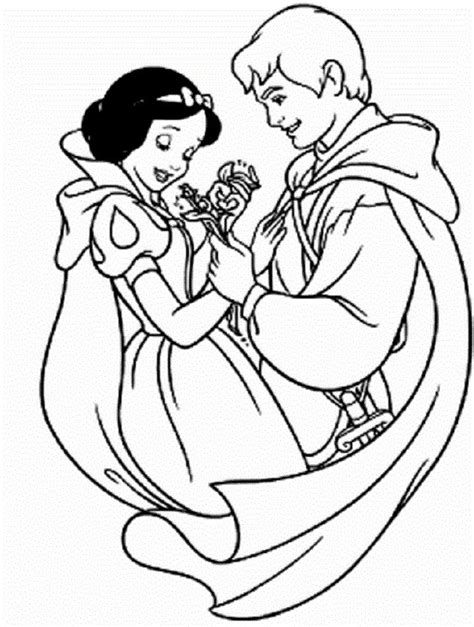 beautiful snow white coloring pages