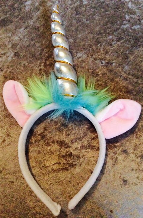 stunning unicorn horn ears headband etsy