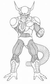 Frieza Freeza Maffo1989 Detailed Goku Orig14 sketch template