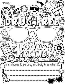 drug awareness coloring pages