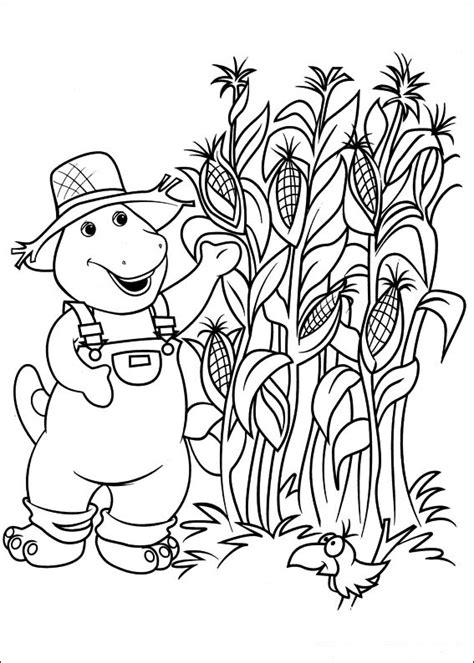 fun coloring pages barney  friends coloring pages
