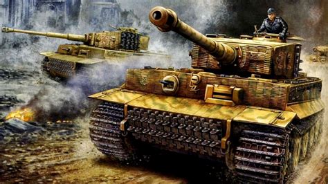 Attack Art German Picture Tanks Tanker Ww2 Camouflage Hd