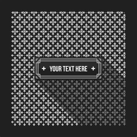 vector black  white pattern background template