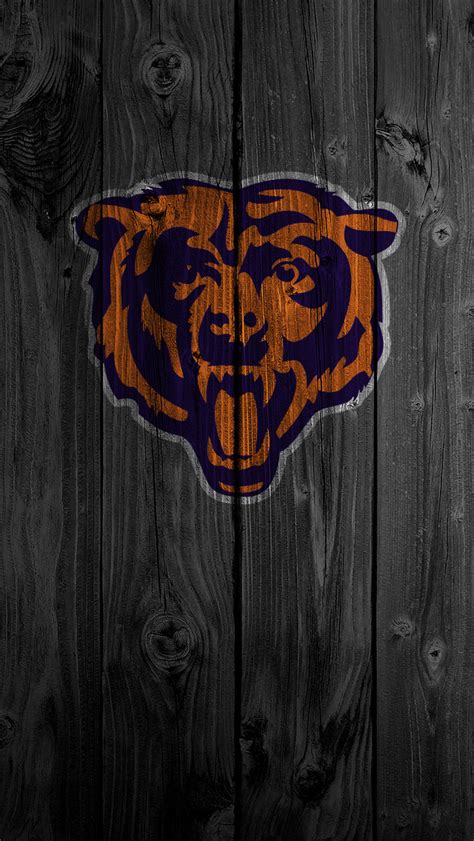 Free Download Chicago Bears Logo Iphone 5 Wallpaper 640x1136 [640x1136