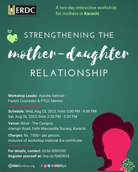 Strengthening The Mother Daughter Relationship Erdc