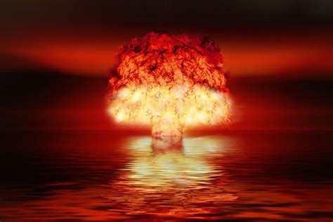 xpx   hd wallpaper bomb explosion  body  water  night atomic