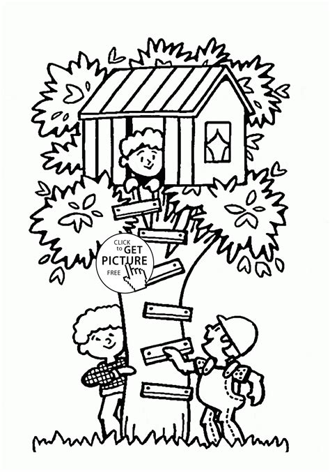 treehouse tv coloring pages treehouse coloring page  kids color