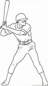 Pitcher Indians Everfreecoloring Pitching Clip Azcoloring sketch template