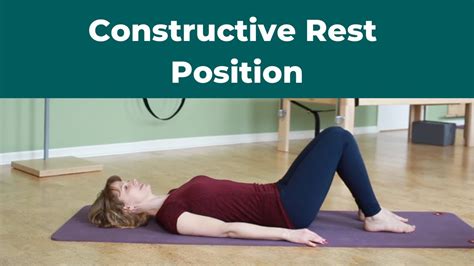 constructive rest position psoas release  bend yoga
