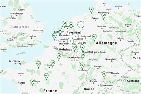 center parcs europe map  locations united states map