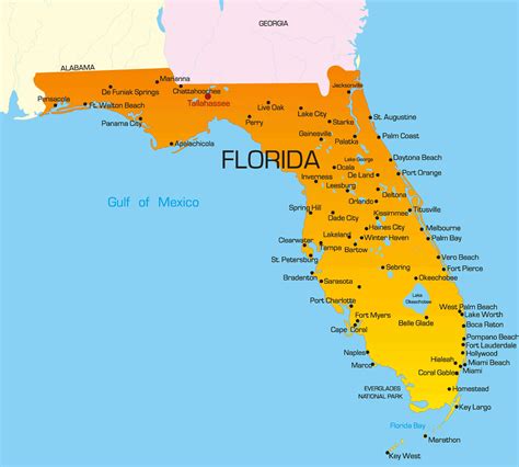 florida  map guide   world
