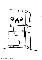 minecraft coloring pages    print portale bambini