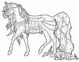 Horse Coloring Pages Horses Carousel Printable Adults Dressage Realistic Adult Rearing Decorated Print Detailed Theme Sea Colouring Color Sheets Flying sketch template