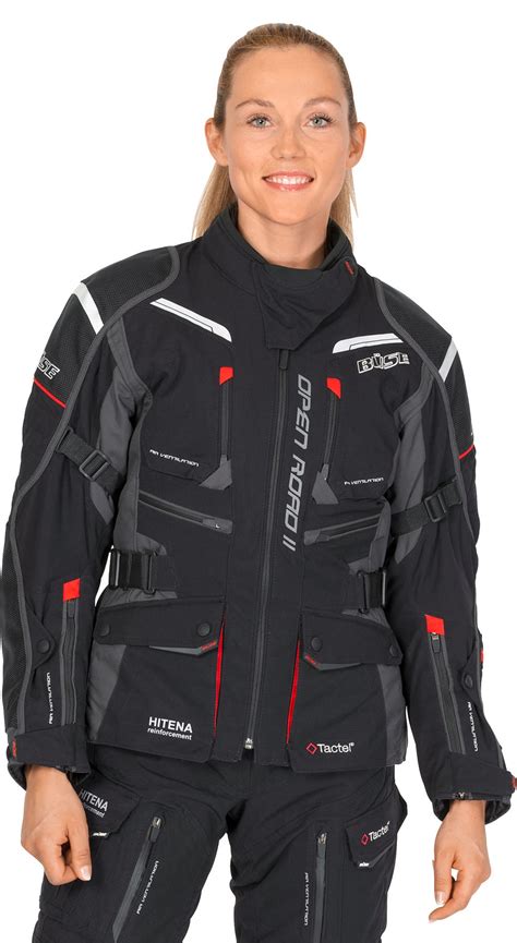 buy buese open road ii ladies textile jacket louis motorcycle clothing  technology