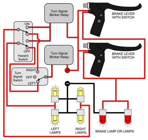 wiring motorcycle turn signals wiring diagram