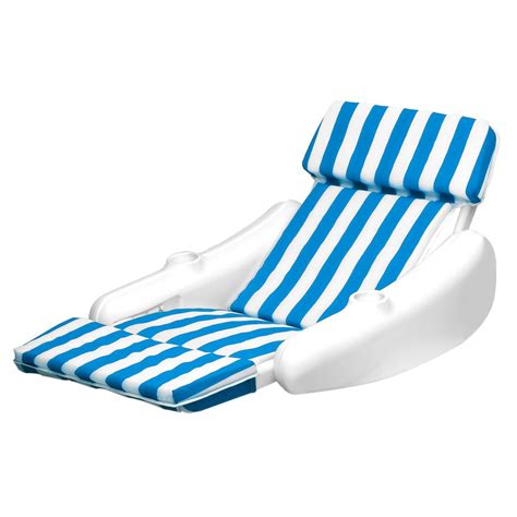 Swimline Sunchaser Swimming Pool Padded Floating Luxury Chair Lounger