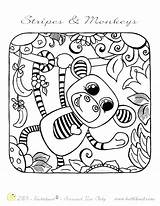 Coloring Pages Monkey Hattifant Stuffed Cuties Chinese Animal Stripy Animals Year A4 Color Gray Adults Getdrawings Getcolorings Boyama Dragons Sayfaları sketch template