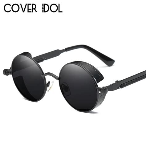 buy round metal sunglasses for men and women designer
