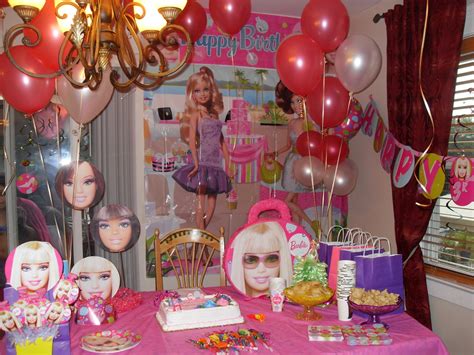 barbie party party decorations by teresa