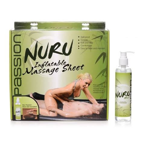 Nuru Inflatable Massage Sheet Deluxe Kit Sex Toy Hotmovies