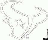 Texans Houston Logo Coloring Football Texas Team Afc Silhouette Logos Nfl Visit Emblem sketch template