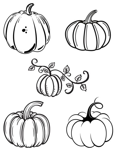 fall coloring pages book  kids harvest pumpkin fall leaves etsy