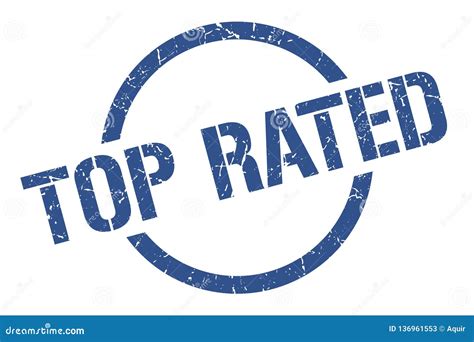 top rated stamp stock vector illustration  grunge