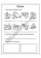 Chores Worksheet Preview Worksheets sketch template