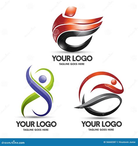 sport logo stock vector image