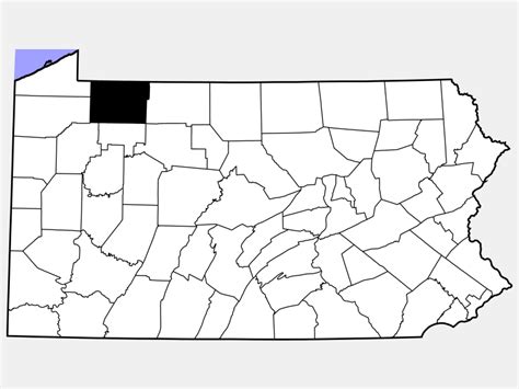 warren county pa geographic facts maps mapsofnet