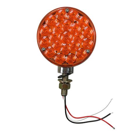 universal  volt led fender cab warning light amber red abc