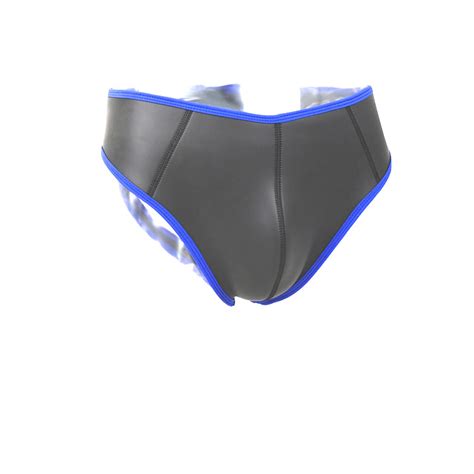 fetish neoprene sexy male panties pants open ass underwear costumes for