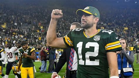 Aaron Rodgers Seven Times Packers Qb Ripped Out Hearts Of Bears Fans