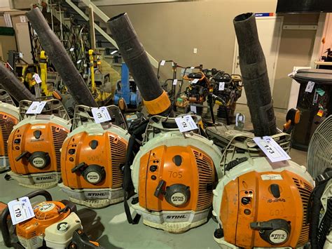stihl br  backpack leaf blower  auctions