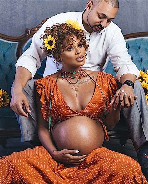 Eva Marcille Poses W Fiance In New Maternity Shoot