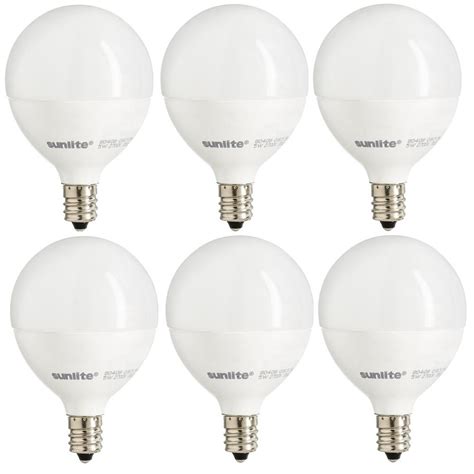 sunlite  watt equivalent frost warm white  dimmable led light bulb  pack  su