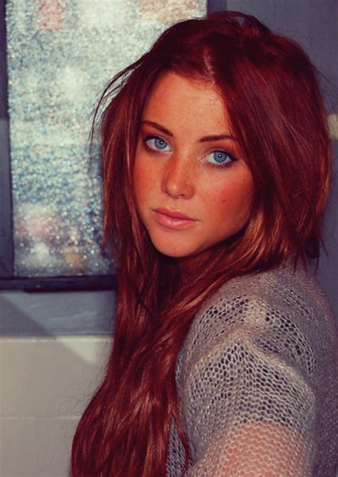 beautiful blue eyes cute ginger girl image 273248 on