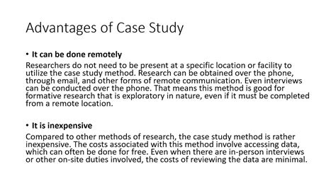 advantages  disadvantages  case study teaching method