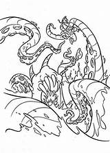 Kraken Karibik Fluch Octopus sketch template