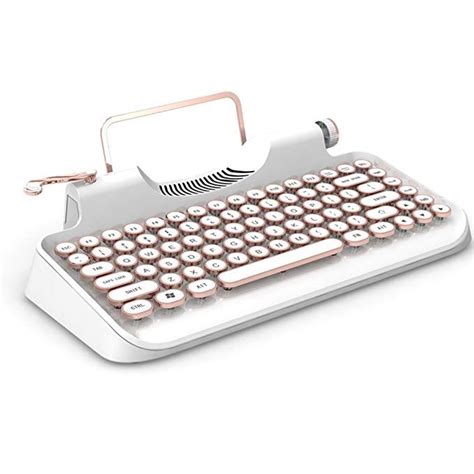 amazoncom hand built mechanical retro keyboard wireless bluetooth connection abs engineering