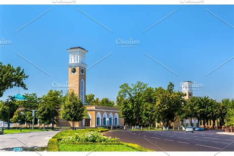 Hotel In Navoi Uzbekistan Clock Tower Ferry Building