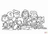 Peanuts Pages Coloring Gang Getcolorings sketch template