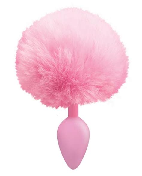 cottontails bunny tail silicone butt plug pink on literotica